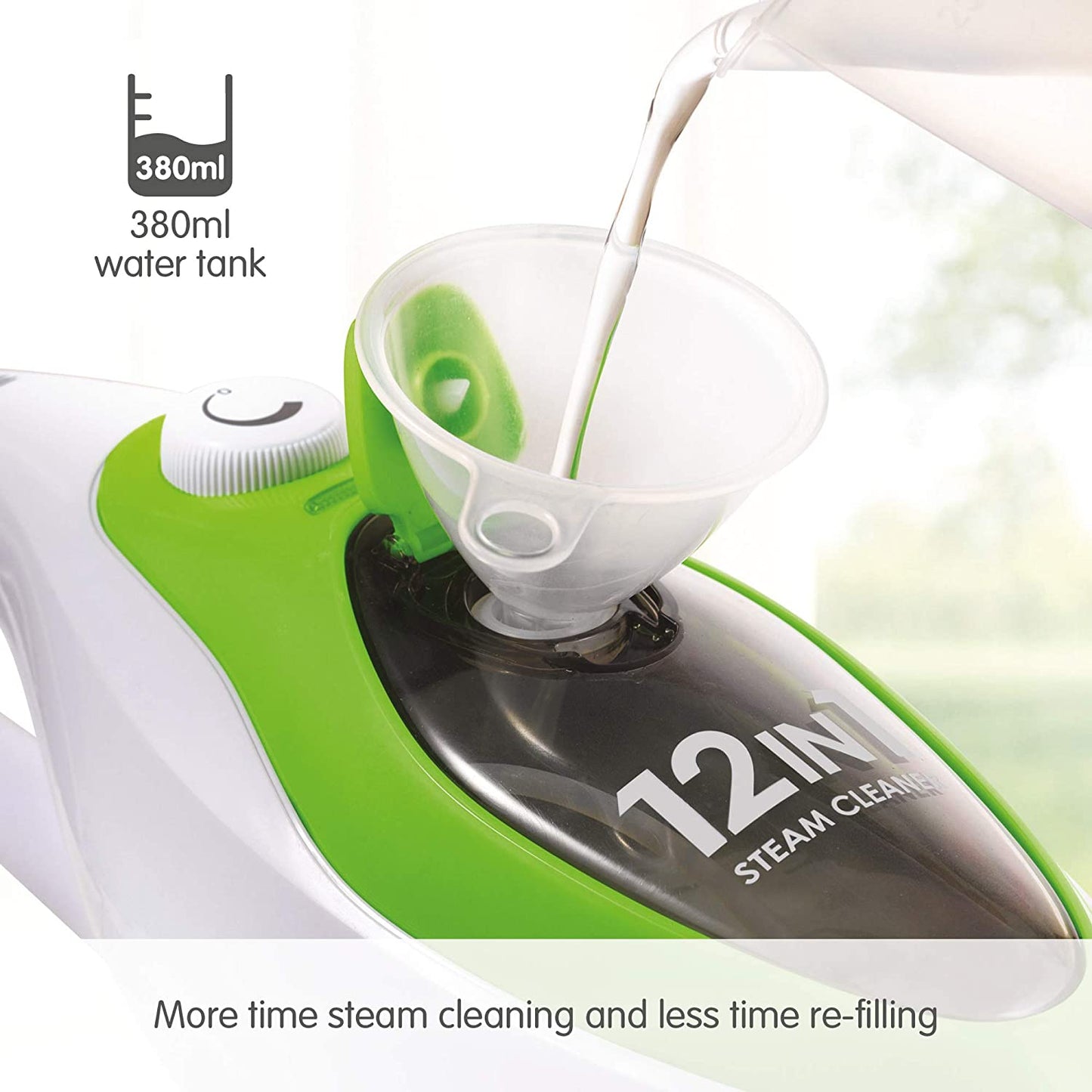 Morphy Richards 720512 12 in 1 Steam Cleaner 1500W White/Green