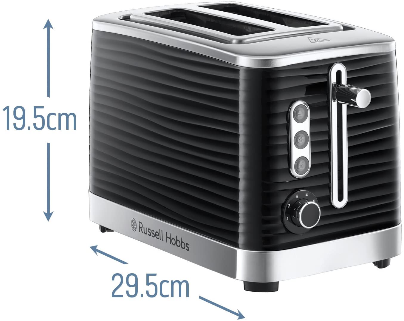 Russell Hobbs Inspire 24371 2-Slice Toaster - Black
