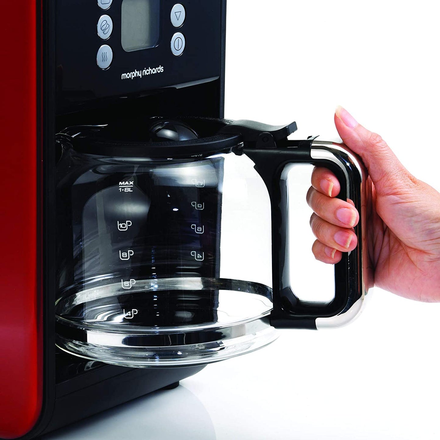 Morphy Richards 162009 Accents Filter Coffee Machine Red