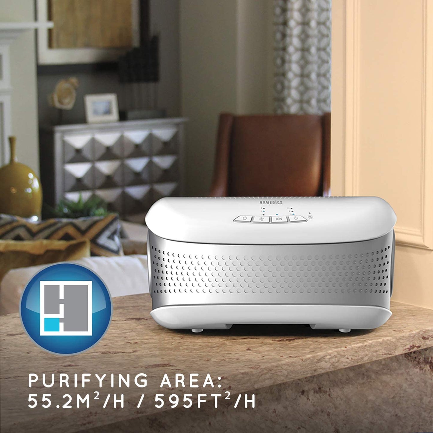 HoMedics AP-DT10WT Total Clean Desktop Air Purifier