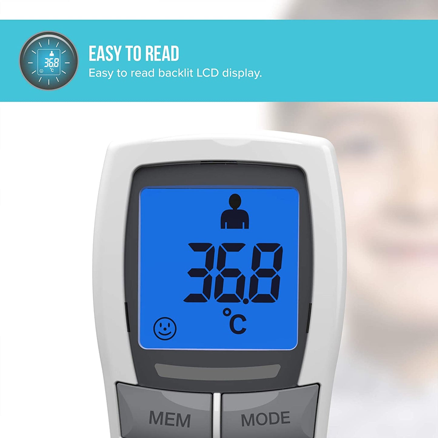 HoMedics TE-200 No Touch Infrared Thermometer