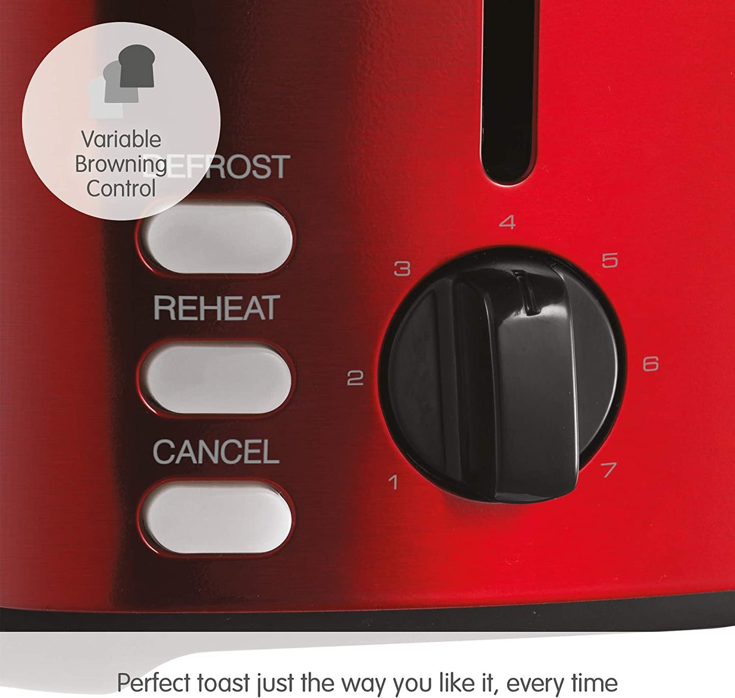 Morphy Richards 222066 Equip 2 Slice Toaster 800W Red