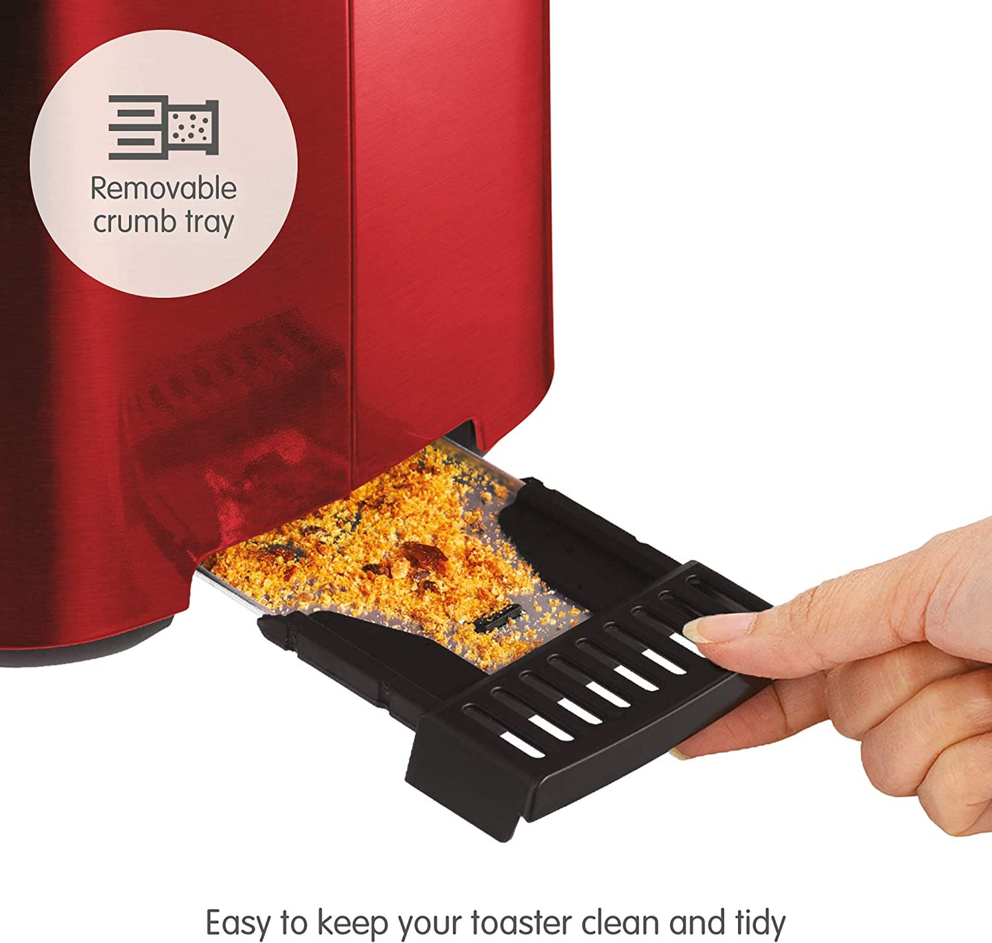 Morphy Richards 222066 Equip 2 Slice Toaster 800W Red