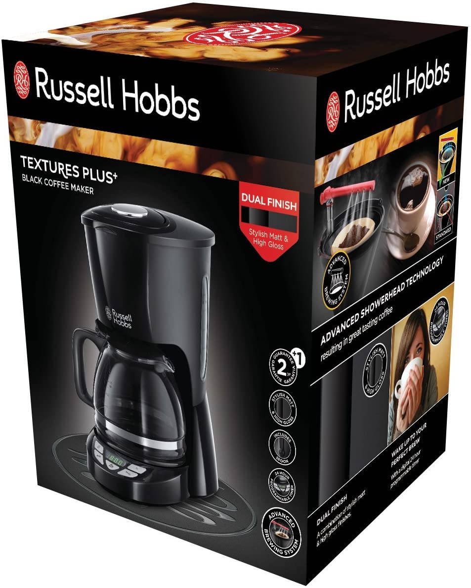 Russell Hobbs 22620 Textures Plus Coffee Maker Black