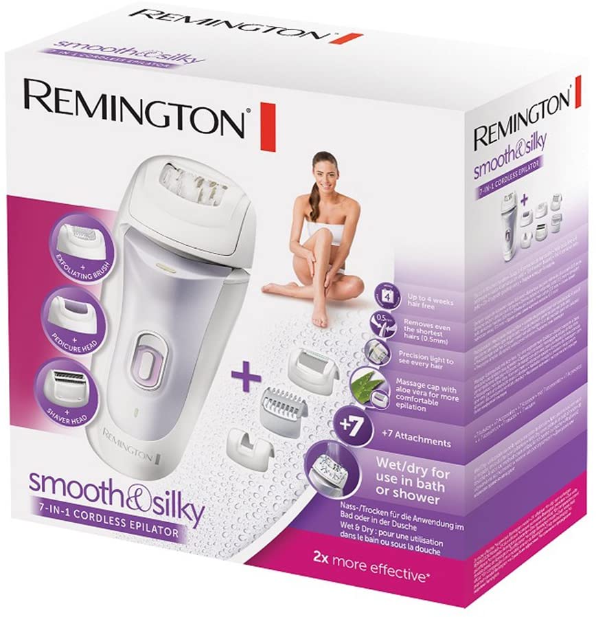 REMINGTON EP7035 Smooth Silky 7 In 1 Epilator White/Purple