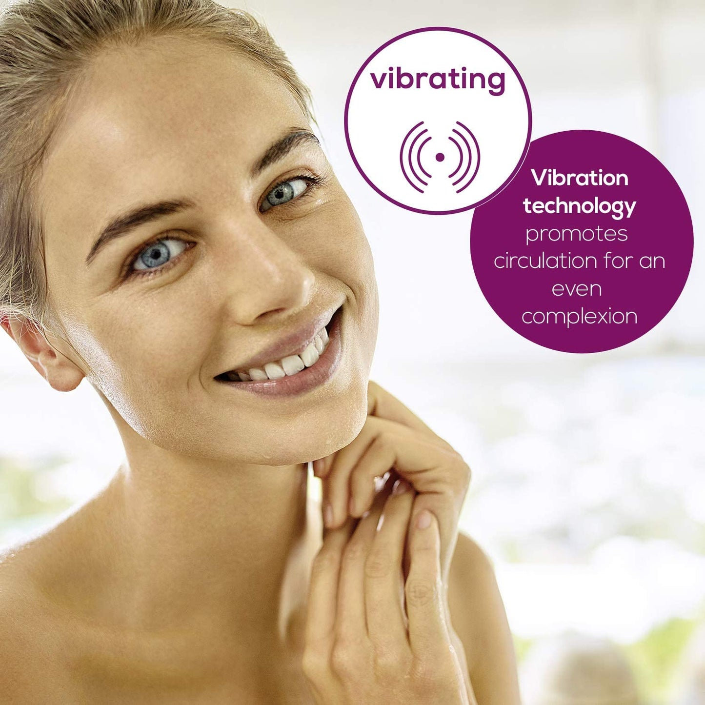 Beurer FC 49 Facial Brush for Visibly Refined Skin Pink