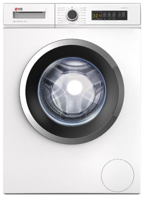 VOX WASHING MACHINE WM 1285-LTQD 8KG WHITE