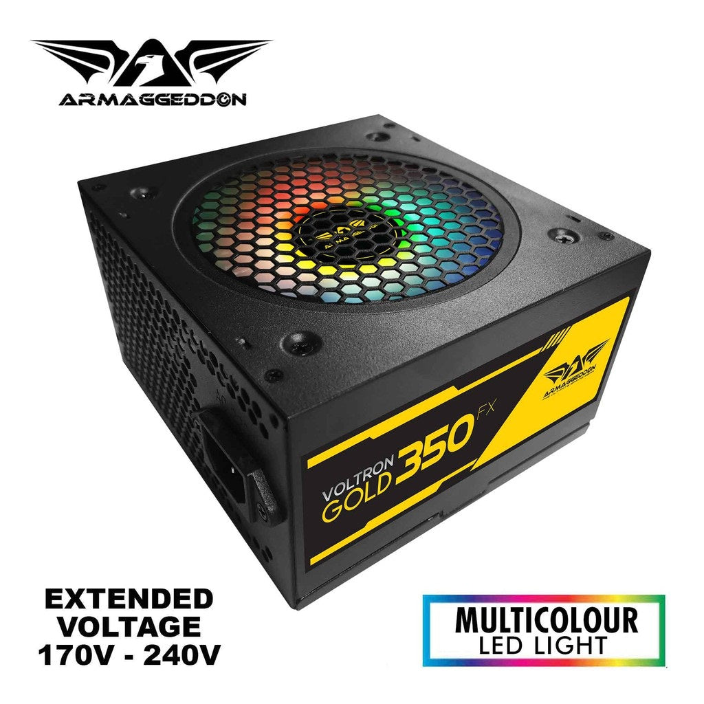 Armaggeddon Voltron 350FX Bronze Gaming 350W Power Supply