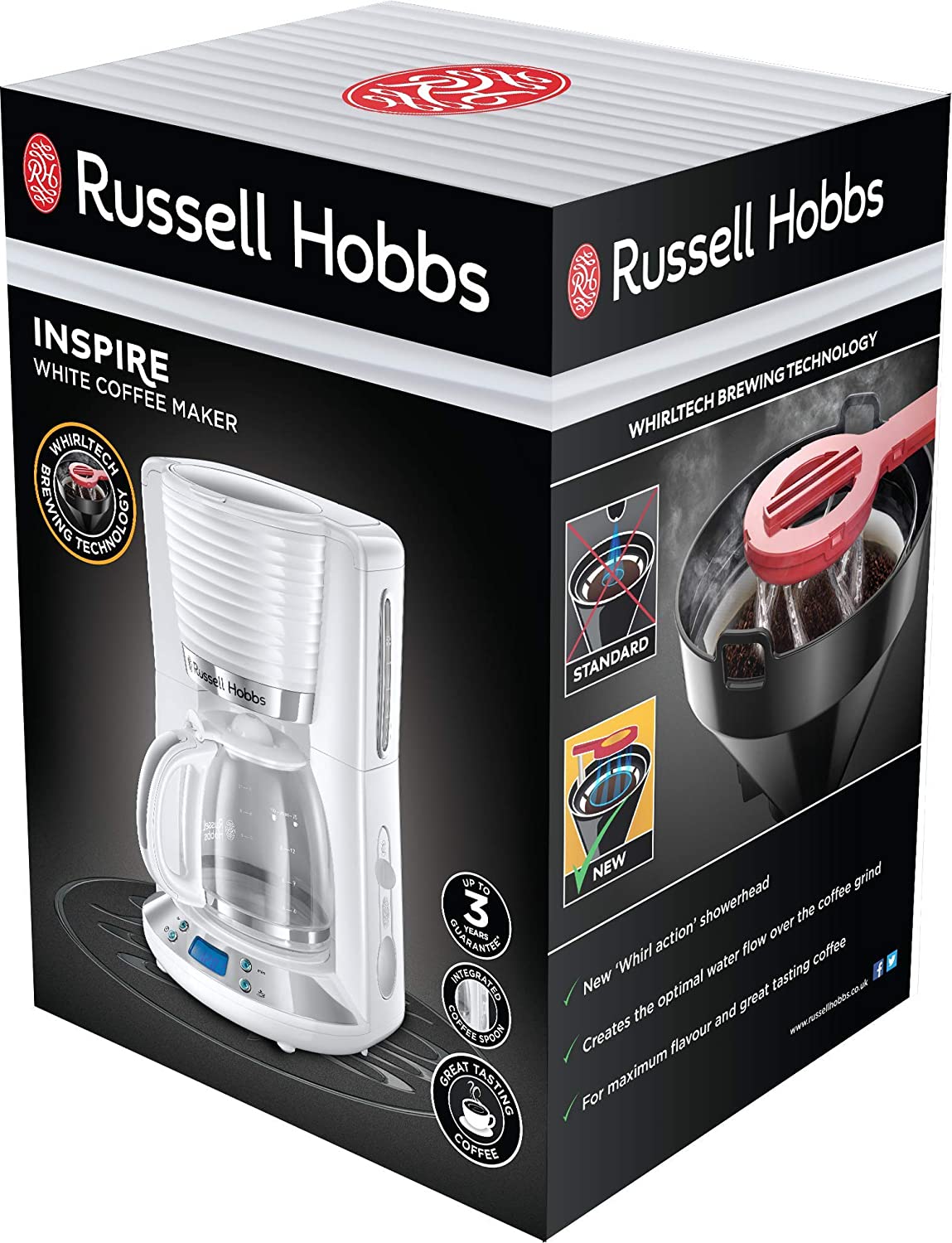 Russell Hobbs 24390 Inspire Coffee Maker White
