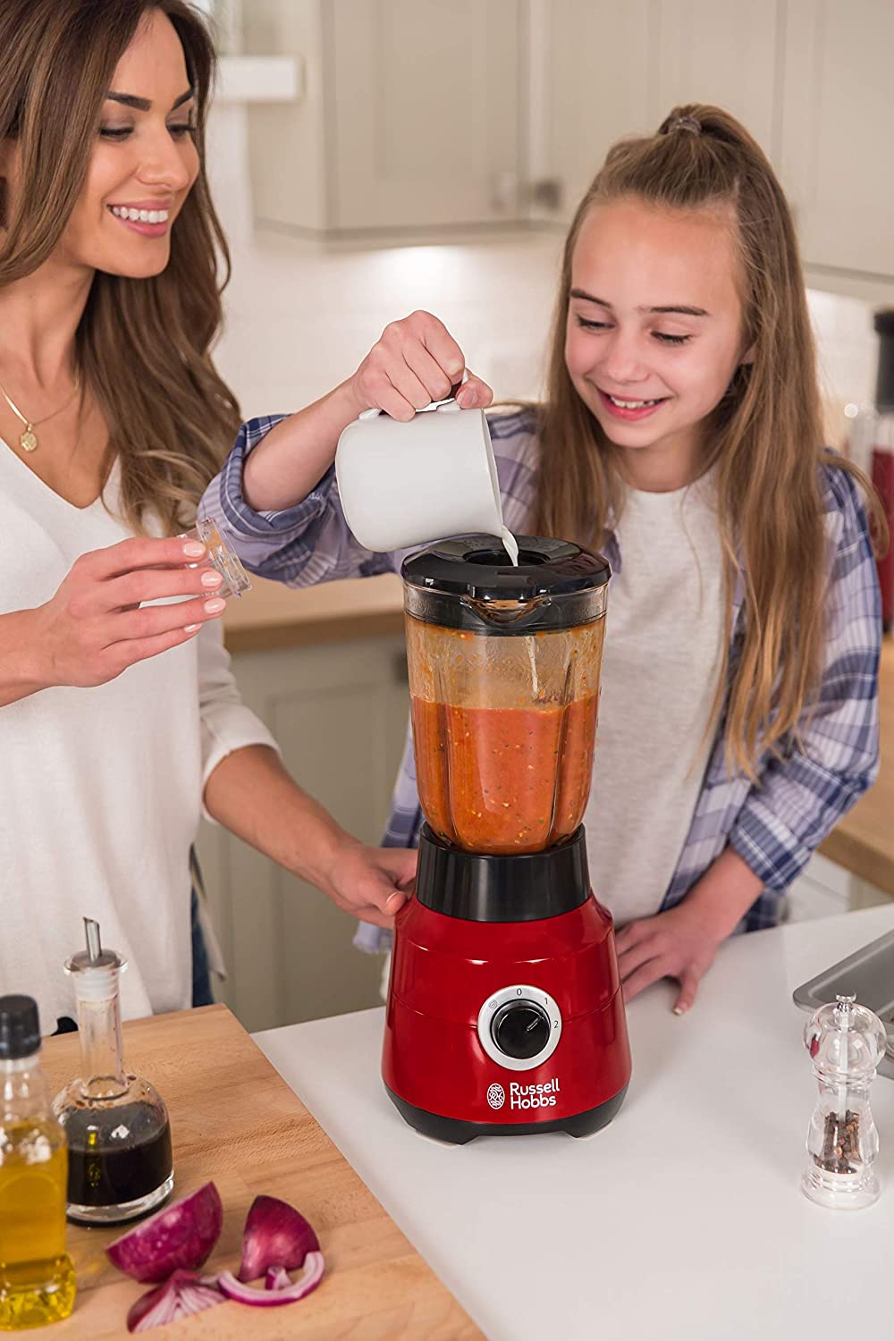 Russell Hobbs 24720 Freestanding Desire Jug Blender 650W Red