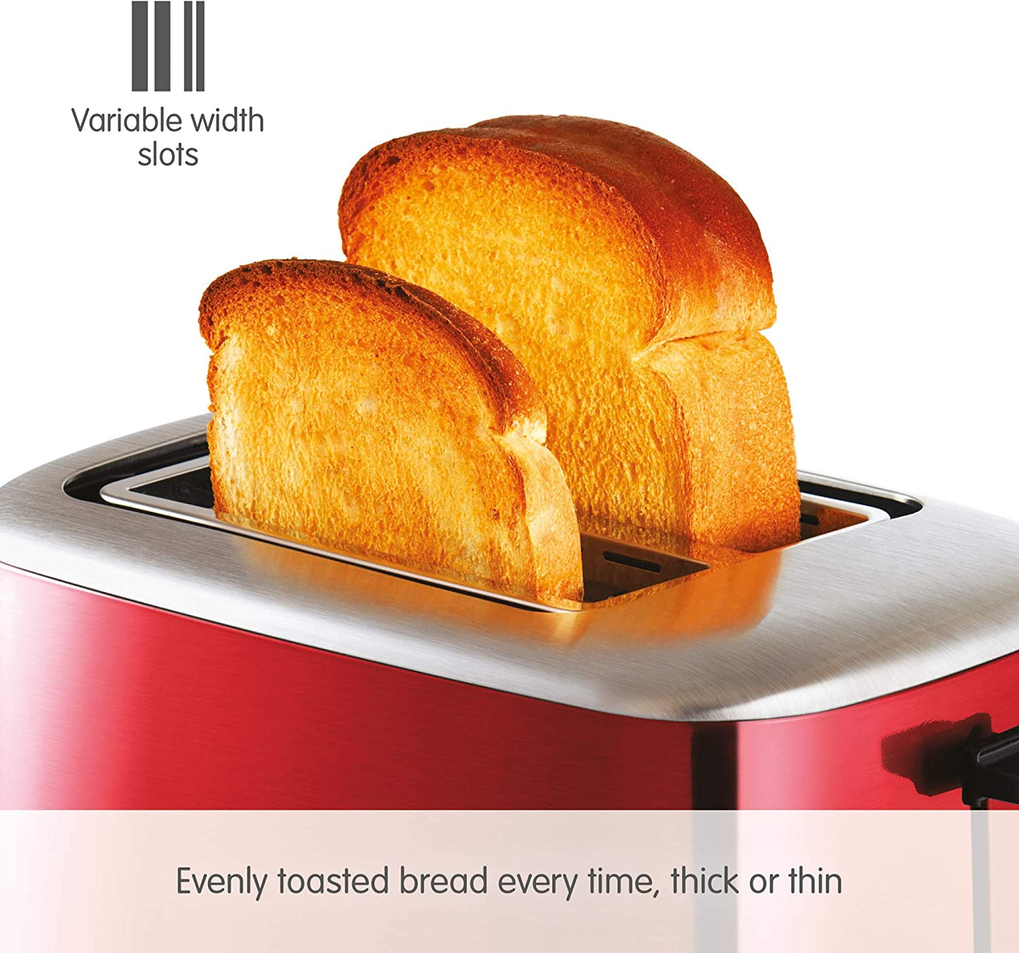 Morphy Richards 222066 Equip 2 Slice Toaster 800W Red