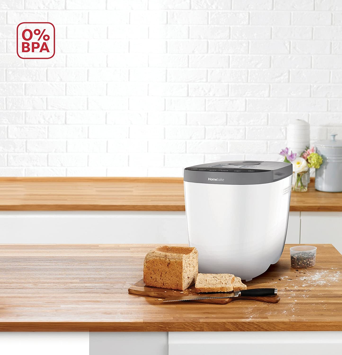 Morphy Richards 502001 Homebake Breadmaker 600W White