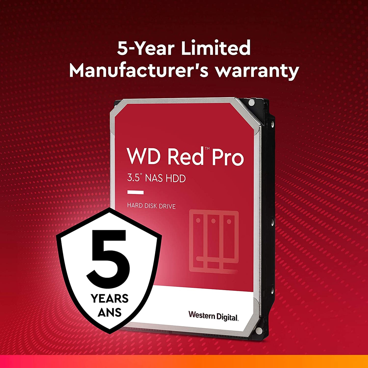 Western Digital RED PRO NAS HDD 2TB