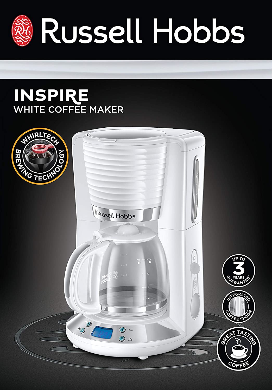 Russell Hobbs 24390 Inspire Coffee Maker White