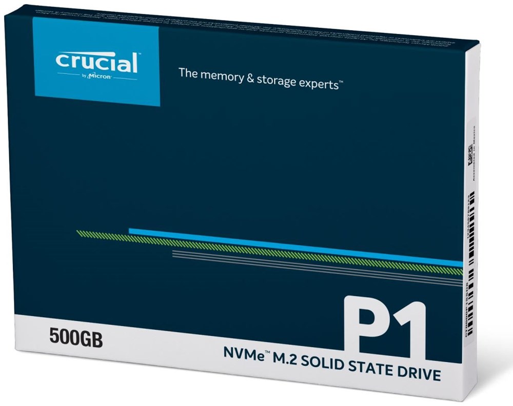 Crucial P1 3D NAND NVMe M.2 SSD 500GB