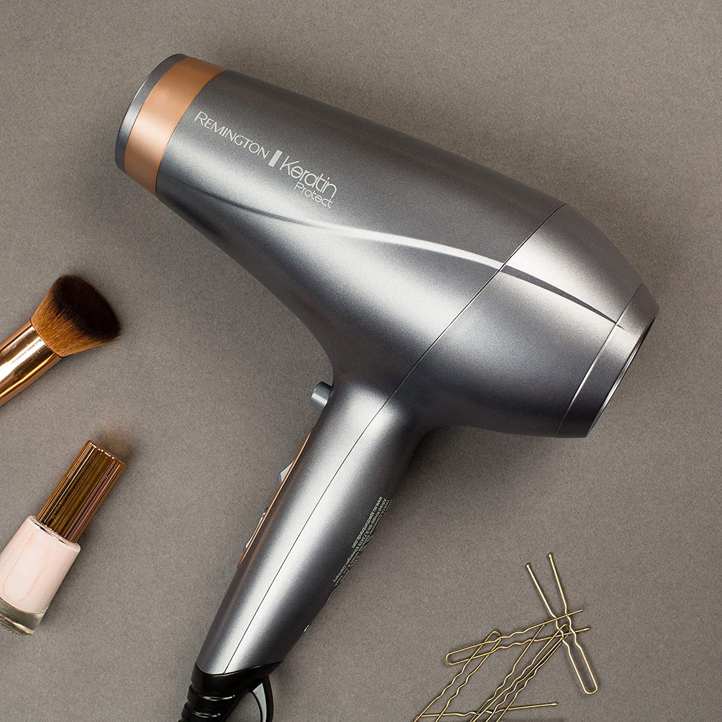 REMINGTON AC8820 Keratin Protect Hair Dryer 2200W Black/Gold