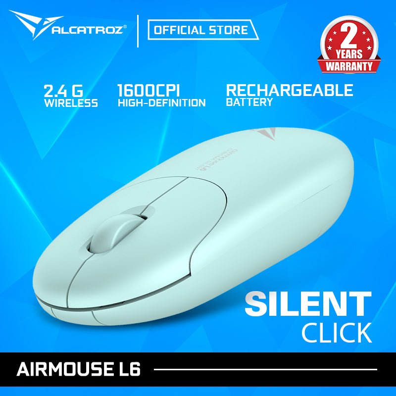 Alcatroz Airmouse L6 Chroma Rechargeable Wireless Mouse Mint