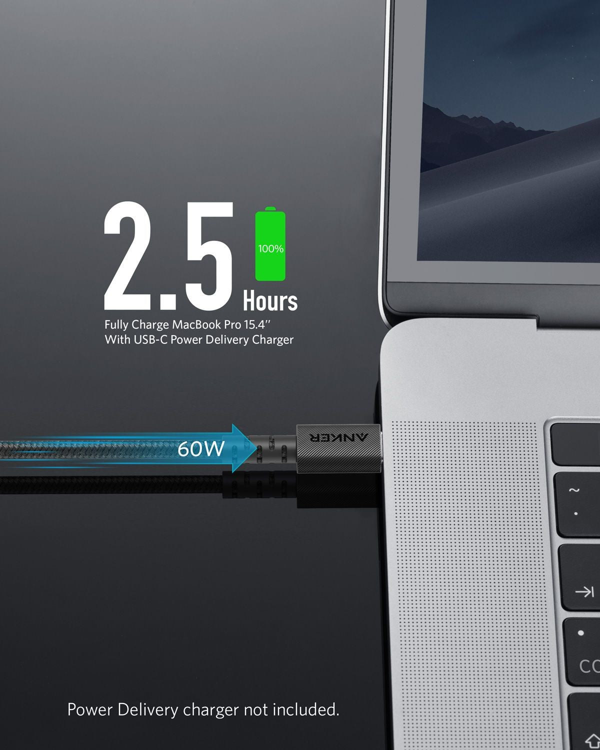 Anker PowerLine Select+ USB C to USB C 0.9m Black