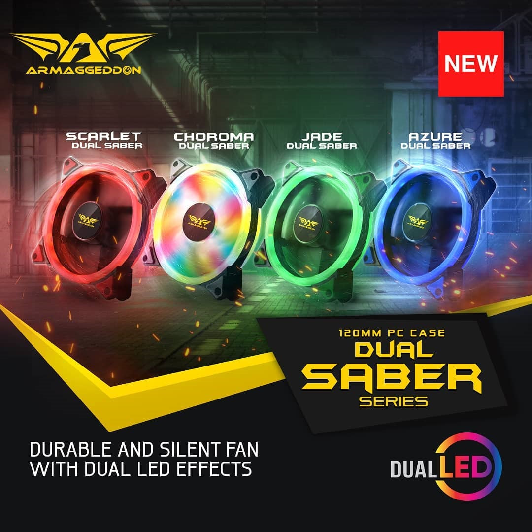 Armaggeddon Saber Jade Dual Gaming PC Fan