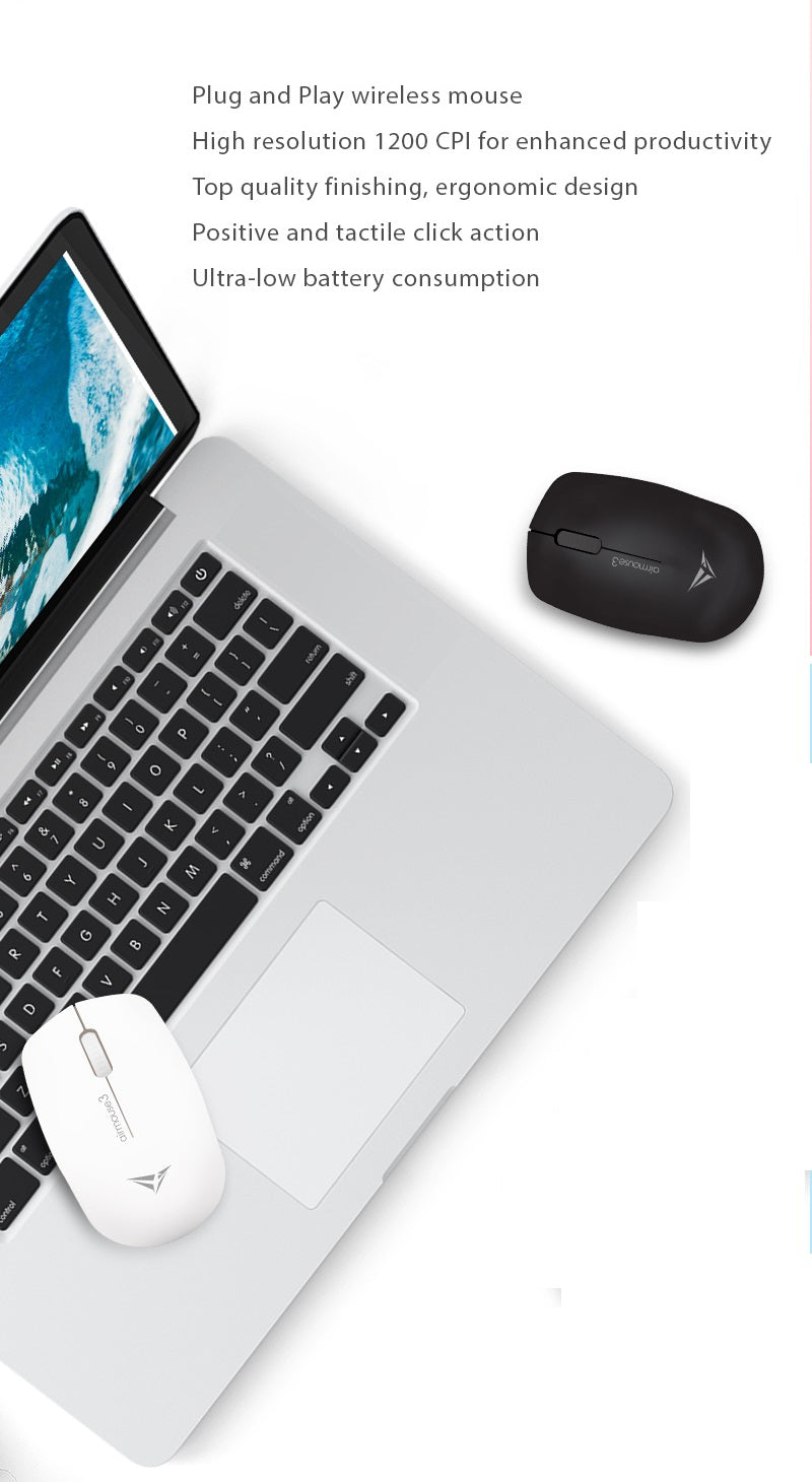 Alcatroz Airmouse3 Wireless Mouse Black