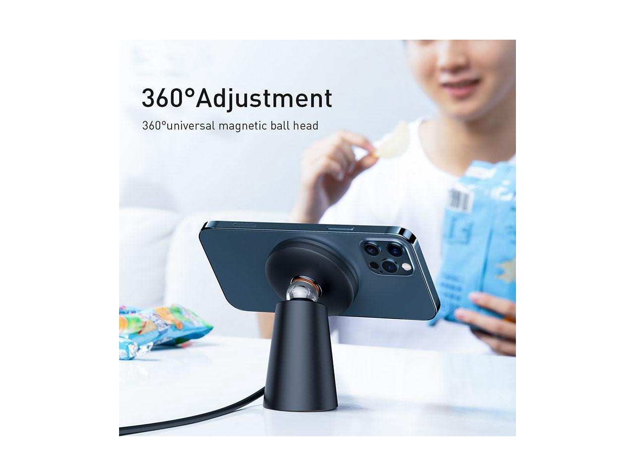 Baseus Simple Magnetic Stand Wireless Charger Black