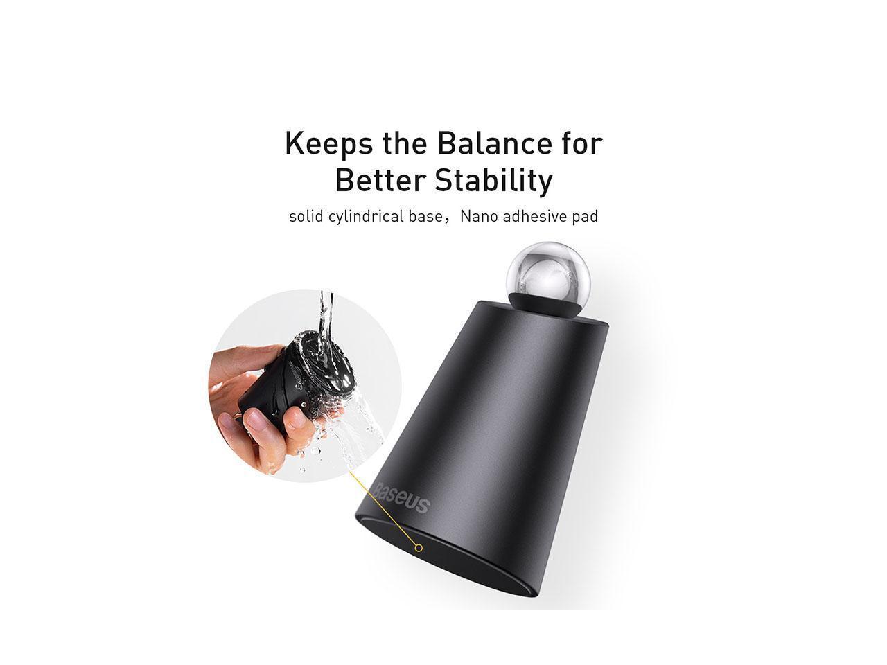 Baseus Simple Magnetic Stand Wireless Charger Black