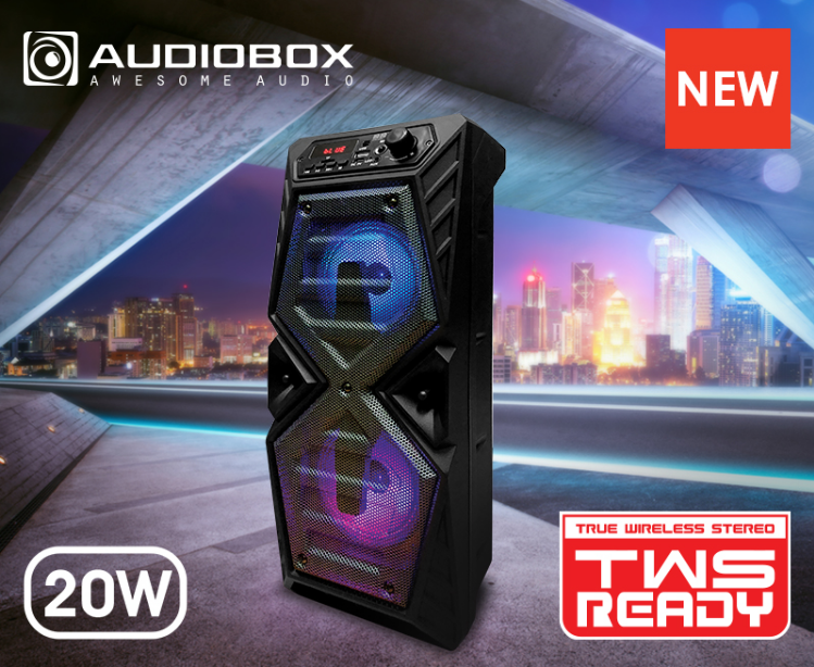 AudioBox BBX D3000 TWS Portable Speaker LED/BT/USB/FM