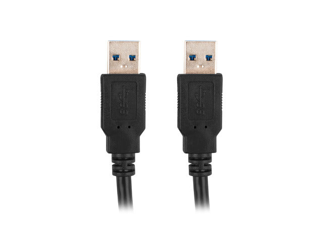 Lanberg USB Type-A 3.0 Male to Male Cable 1.0m Black