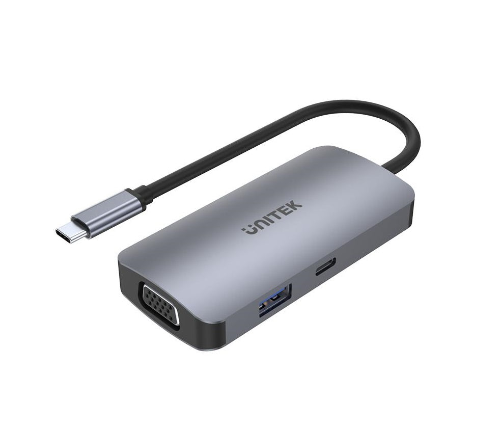 Unitek D1051A USB3.1 TypeC Hub 2xHDMI/VGA/PD100W