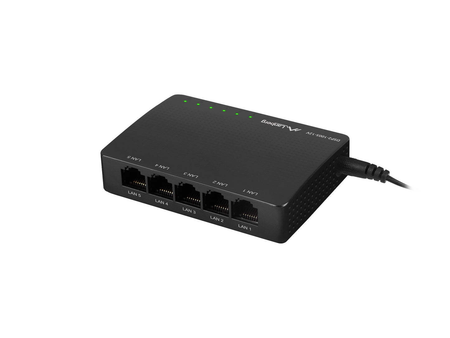 Lanberg DSP2-1005 Ethernet Switch 5port Gigabit 12V