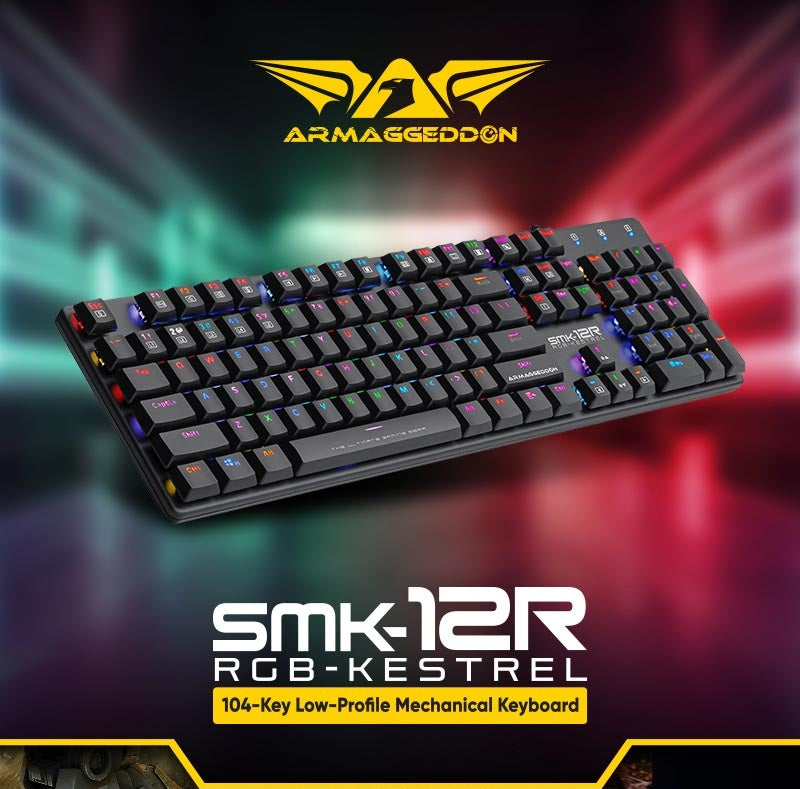 Armaggeddon SMK 12R RGB Kestrel Outemu Red Switch Mechanical Keyboard