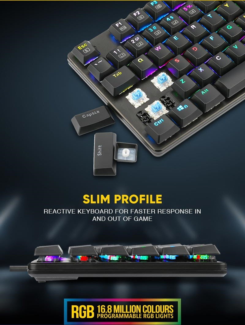 Armaggeddon SMK 12R RGB Kestrel Outemu Red Switch Mechanical Keyboard