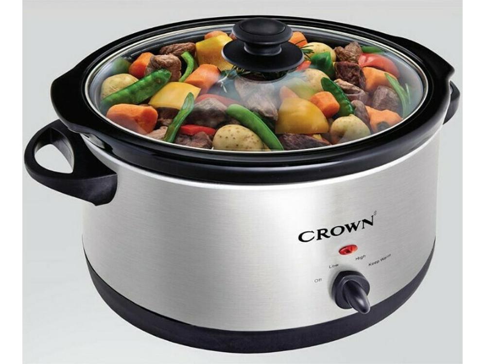 Crown SLC-7L Slow Cooker 6 ltr