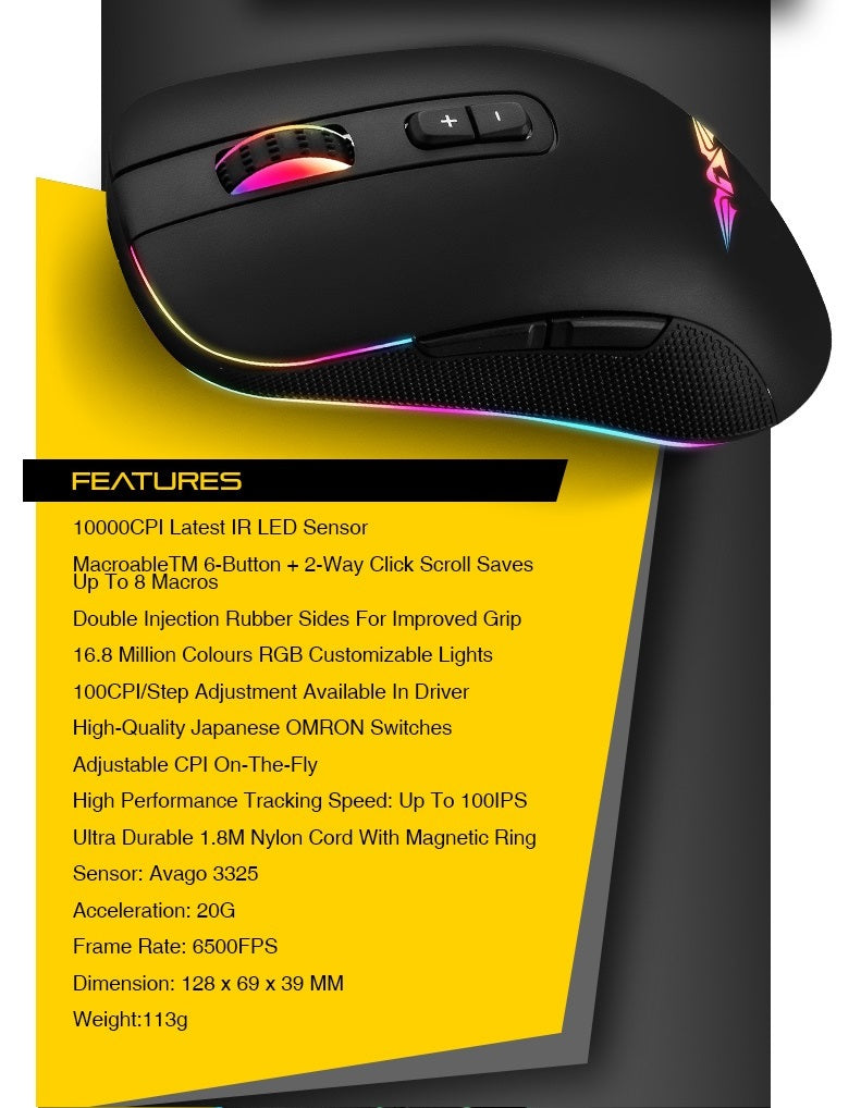 Armaggeddon Falcon 3 Pro-Gaming Mouse