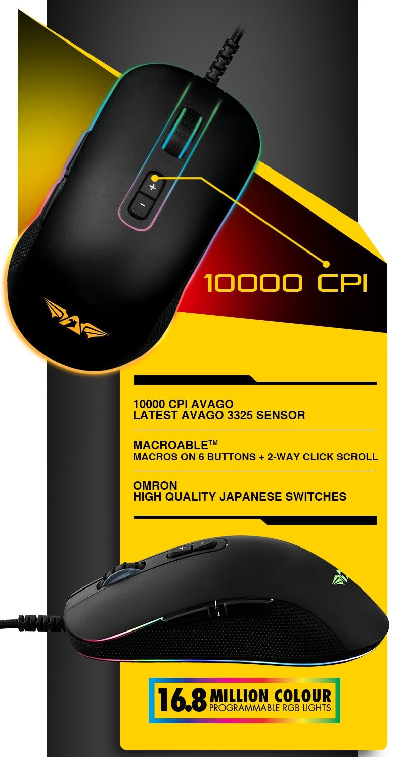 Armaggeddon Falcon 3 Pro-Gaming Mouse