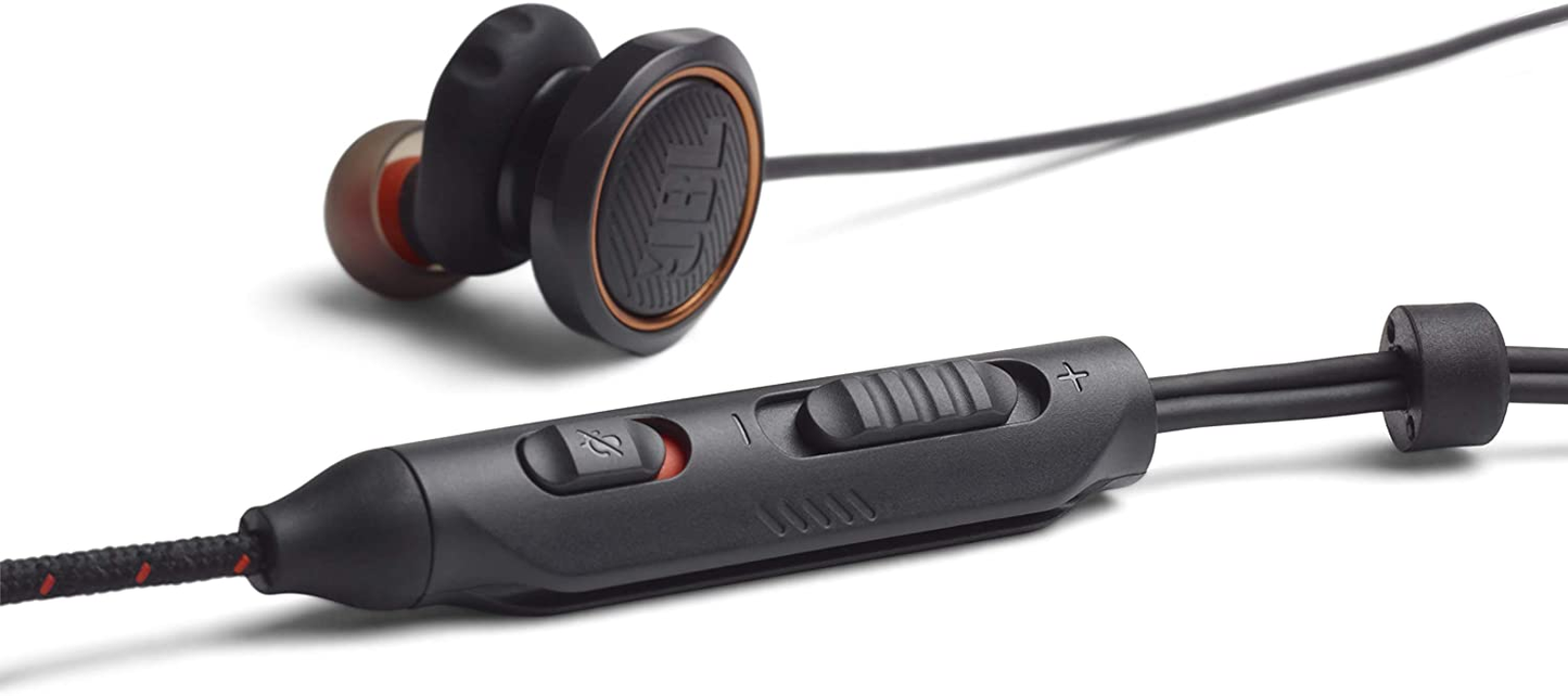 JBL Quantum 50, InEar Wired Gaming Headphones (Black)
