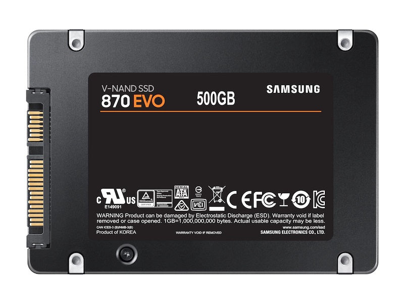 Samsung 870 EVO SATA 2.5" SSD 500GB