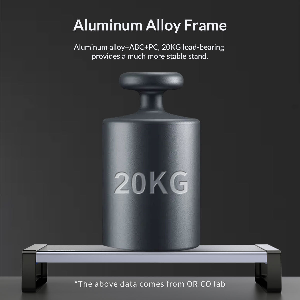 Orico Stand Monitor Aluminium Grey HSQ-02-GY