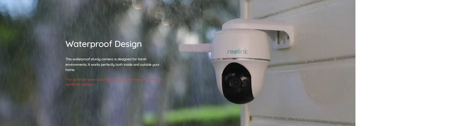 Reolink ARGUS GO PT Plus 4G Outdoor Battery PTZ Camera with Solar Panel