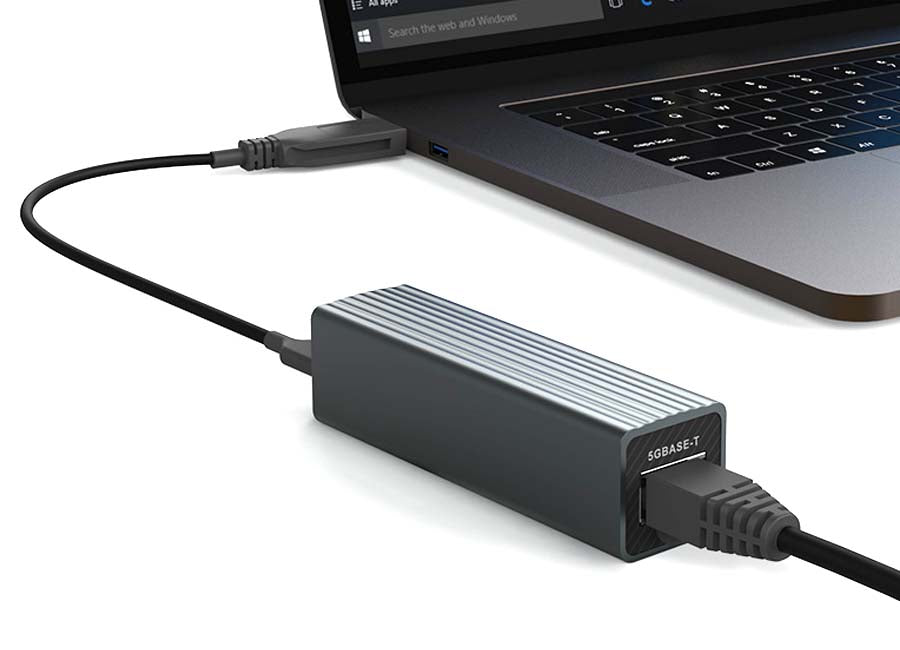 QNAP QNA-UC5G1T USB 3.2 Gen 1 to 5GbE RJ45 Adapter