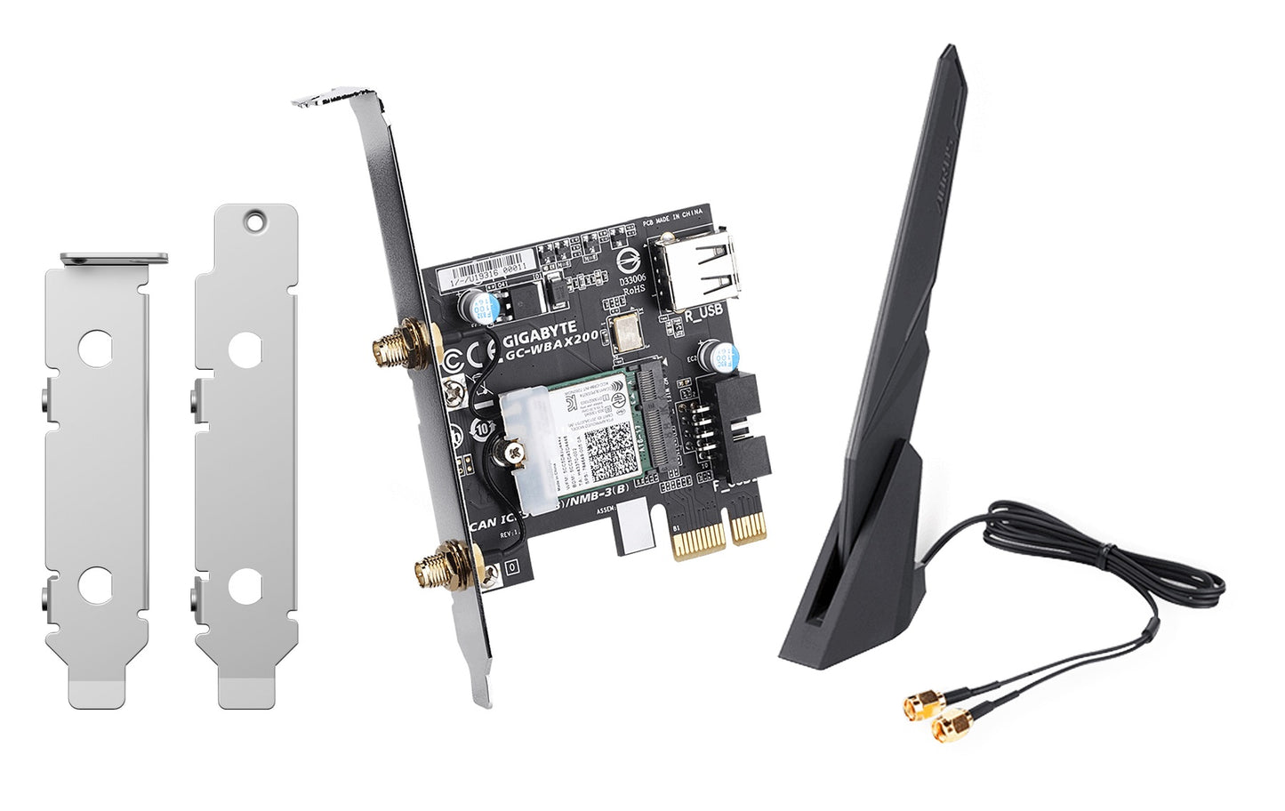 QNAP QXP-W6-AX200 PCIe Wi-Fi 6 Network Card for NAS & PC