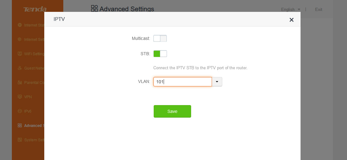 Tenda RX3 AX1800 Wi-Fi 6 Dual Band Gigabit Router