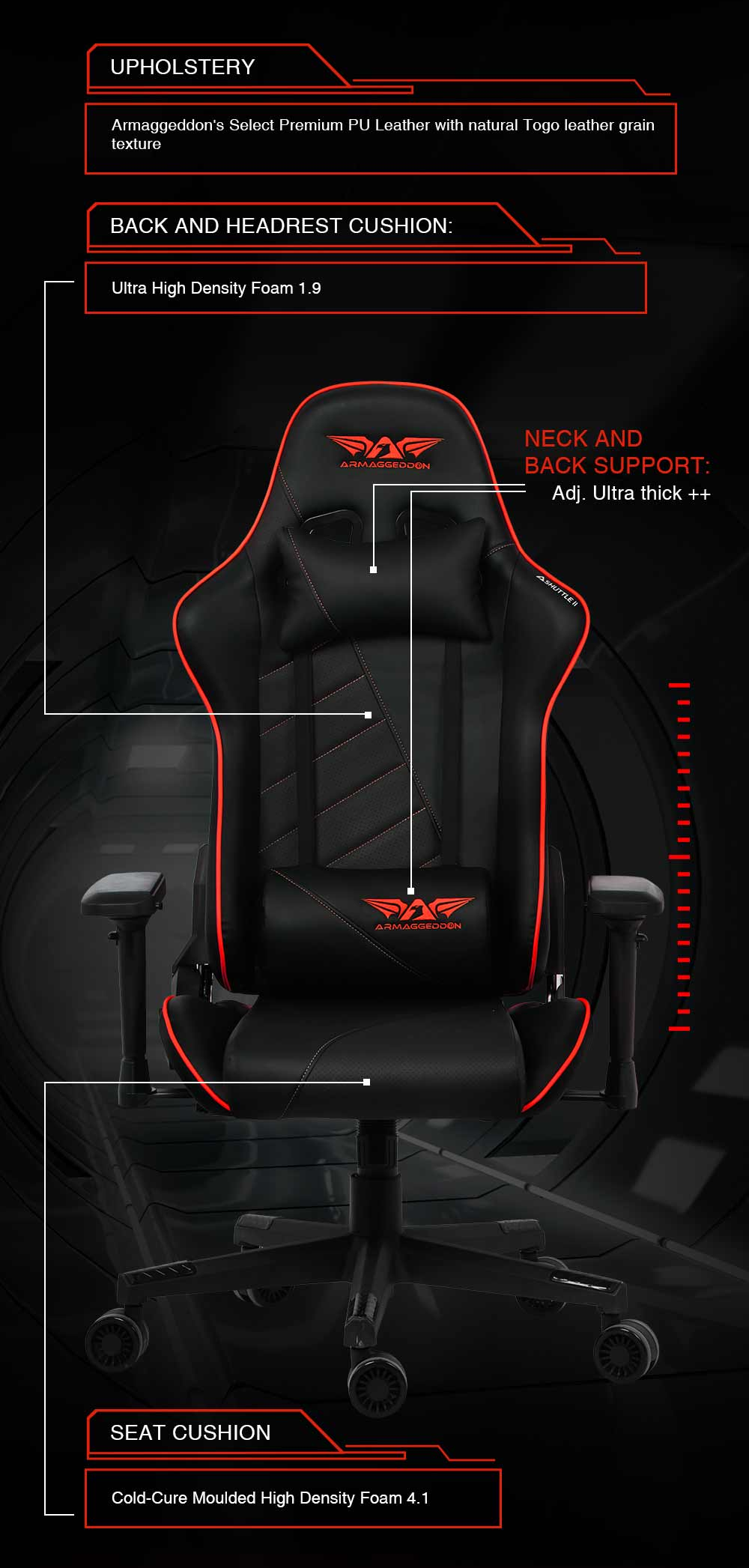 Armaggeddon SHUTTLE II Gaming Chair