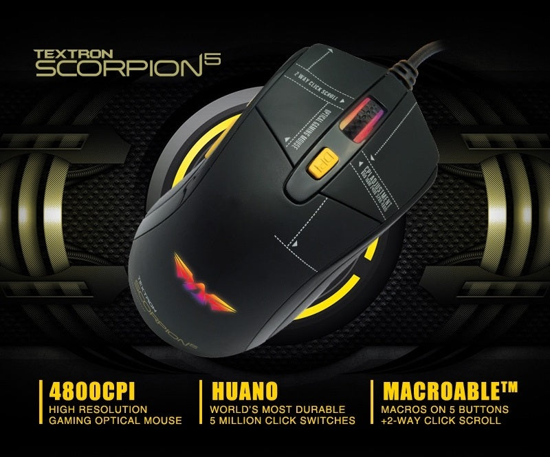 Armaggeddon Scorpion 5 Pro-Gaming Mouse