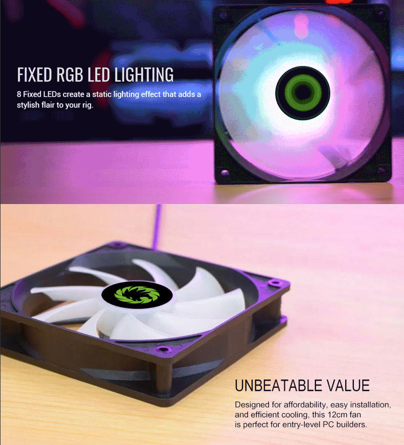 Gamemax GMX AF12X Fixed RGB Fan