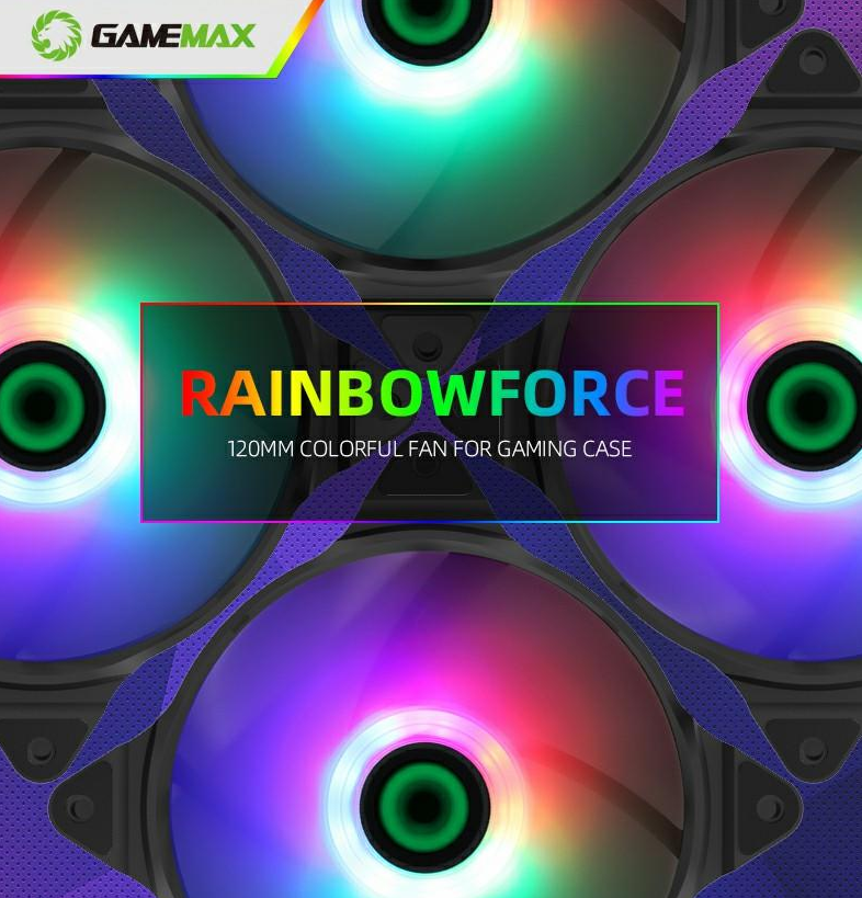 Gamemax FN-12Rainbow-C2 ARGB LED Fan