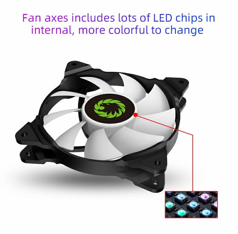 Gamemax FN-12Rainbow-C2 ARGB LED Fan