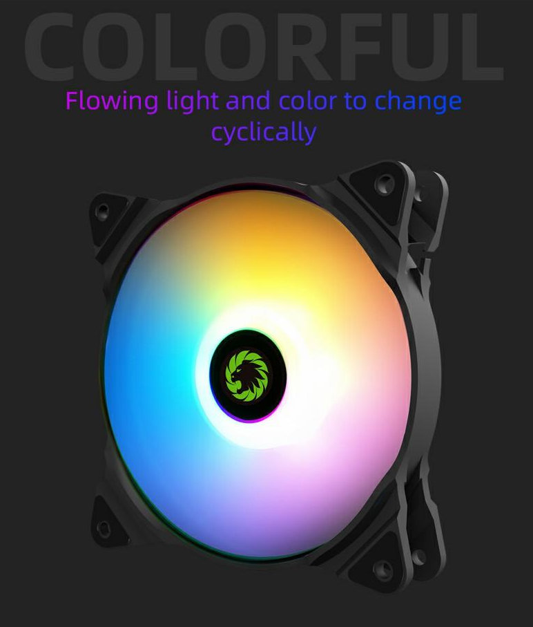 Gamemax FN-12Rainbow-C2 ARGB LED Fan