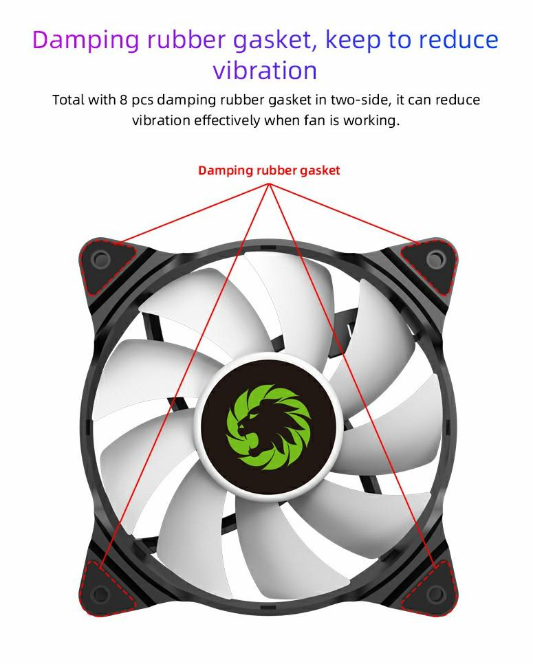 Gamemax FN-12Rainbow-C2 ARGB LED Fan