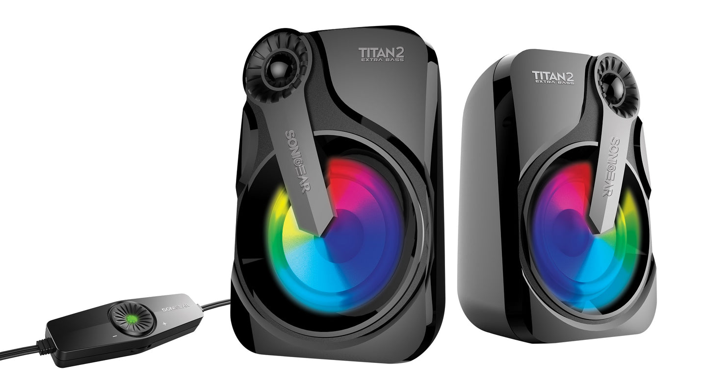 SonicGear Titan2 2.0 USB Speakers 12W 7LFX